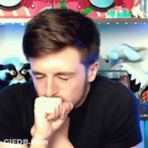 Coughing Hand Gesture Letter L GIF