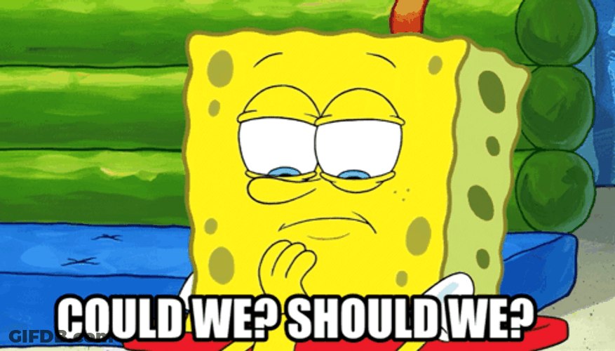 Could We Scheming SpongeBob GIF