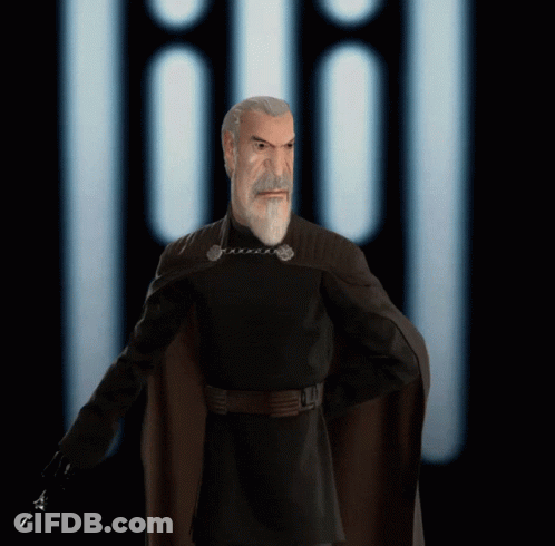 Count Dooku Battlefront GIF