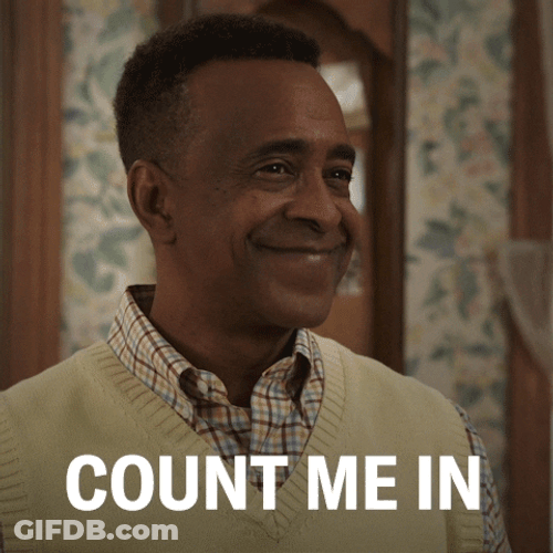 Count Me In Happy Smile Let's Go GIF