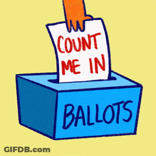 Count Me In Vote GIF