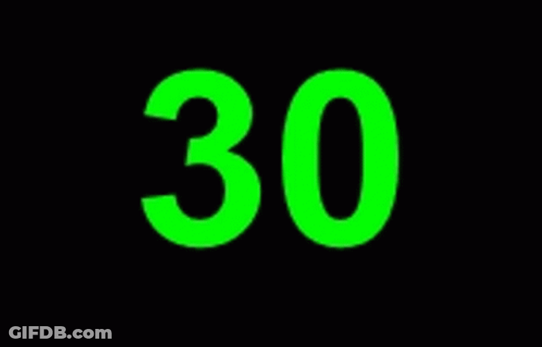 Countdown Timer From 30 GIF