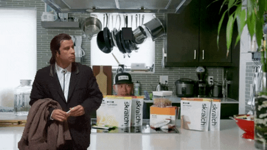 Counter Confused Actor John Travolta GIF
