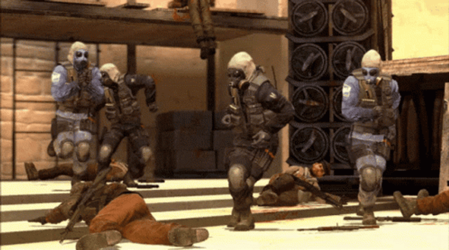 Counter Strike Global Offensive SAS Dancing GIF