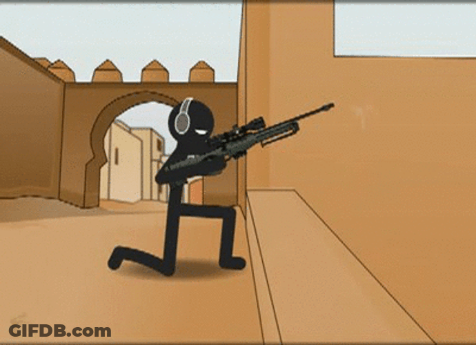 Counter Strike Stickman Sniper GIF
