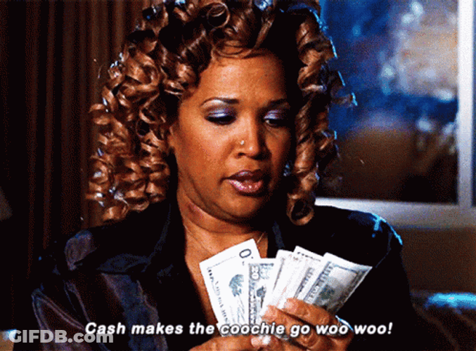 Counting Money Coochie Woo Woo GIF
