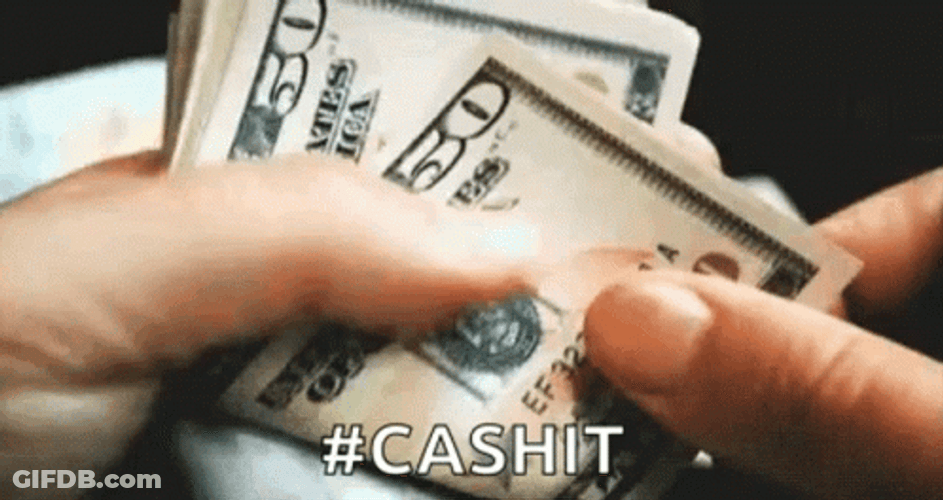 Counting Money Reaction Cash It GIF