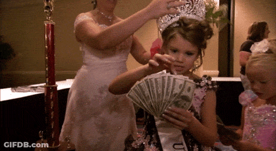 Counting Money Snob Pageant Kid GIF