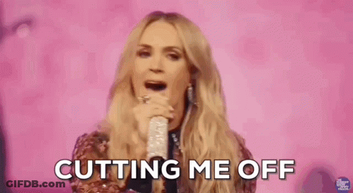 Country Pop Artist Holding Microphone Singing GIF