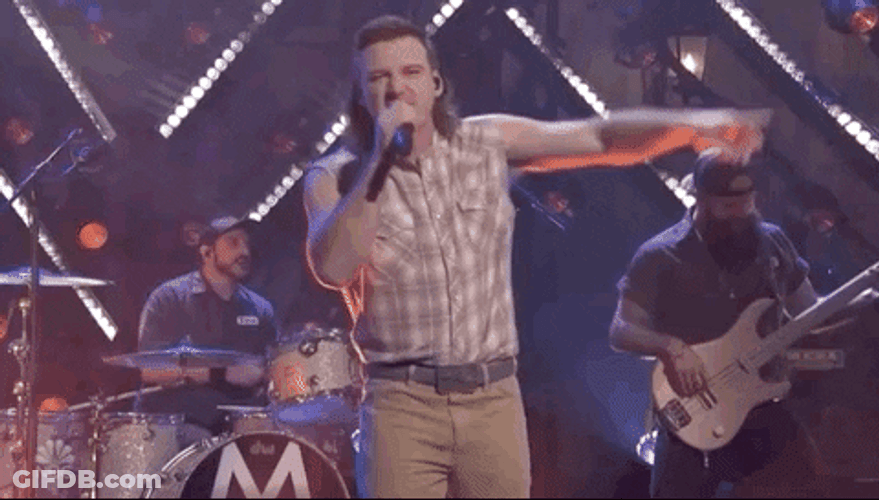 Country Rock Star Morgan Wallen GIF