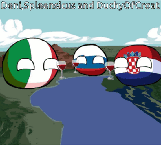 Countryballs Cheers GIF