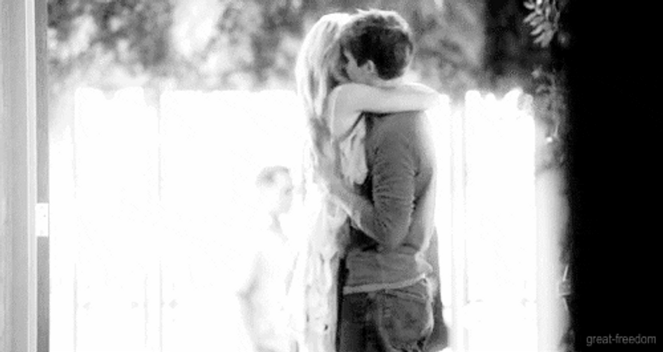 Couple Affectionate Cuddle Hug GIF