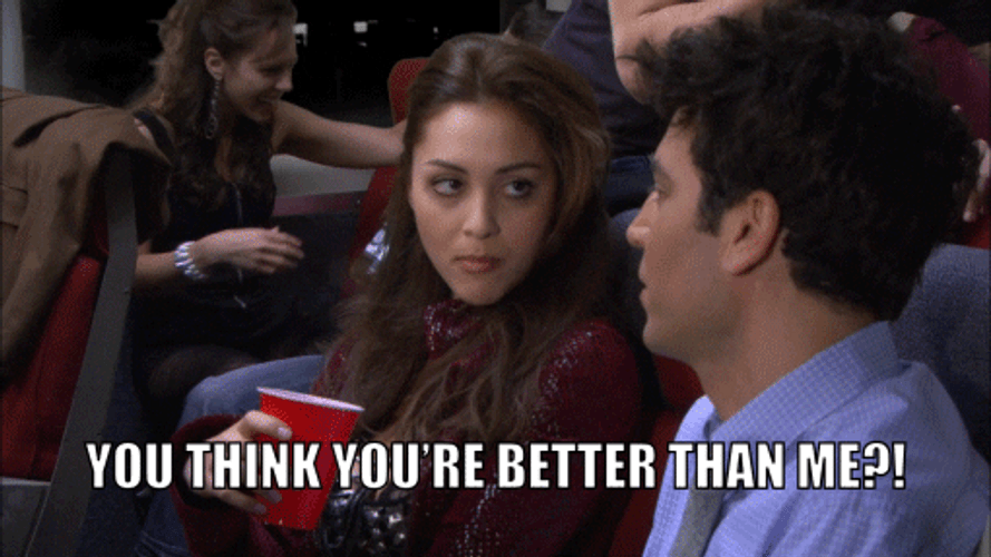 Couple Arguing Tossing Drink GIF