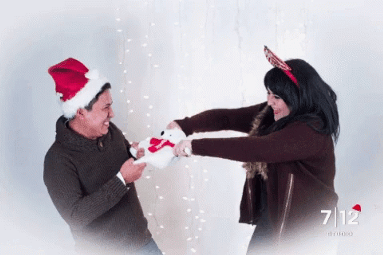 Couple Christmas Party Memories GIF