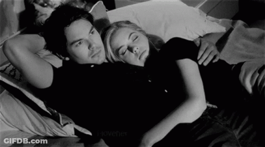 Couple Cuddle Ashley Benson GIF