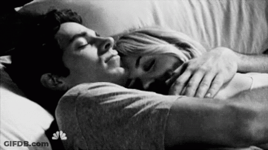 Couple Cuddle Forehead Kiss GIF
