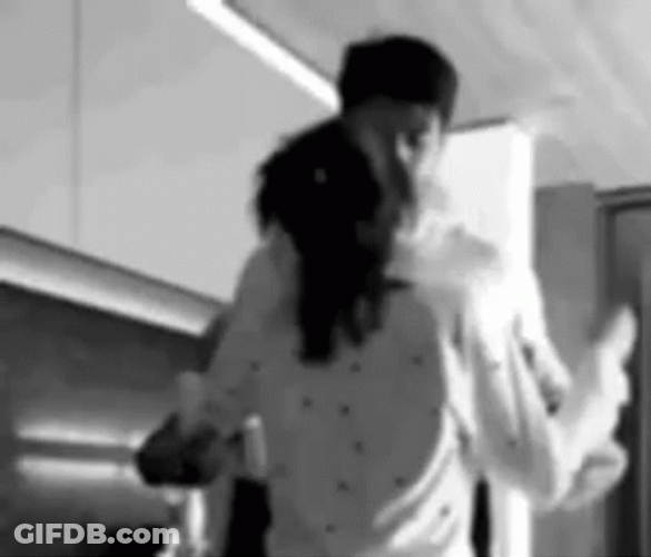 Couple Cuddle Kitchen Hug GIF