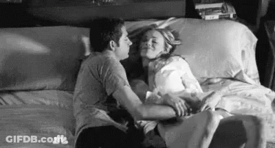 Couple Cuddle Spoon Back Hug GIF