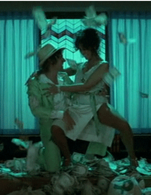 Couple Dancing With Money GIF