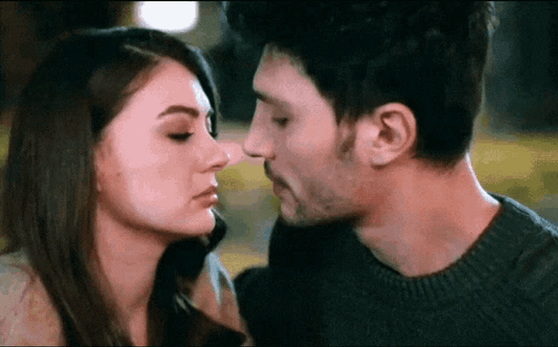 Couple Eye To Eye Contact Hot Kiss GIF