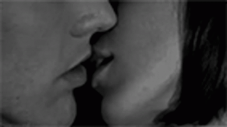Couple Face Close Up Hot Kiss GIF