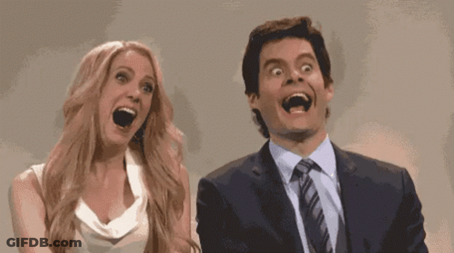 Couple Fake Laugh GIF