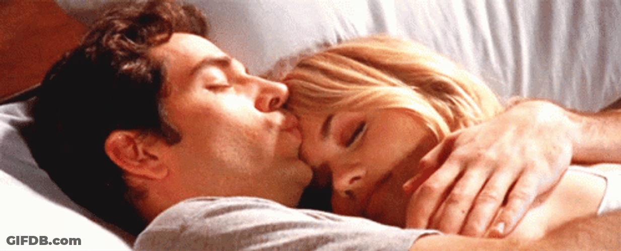 Couple Forehead Hug Kissing GIF