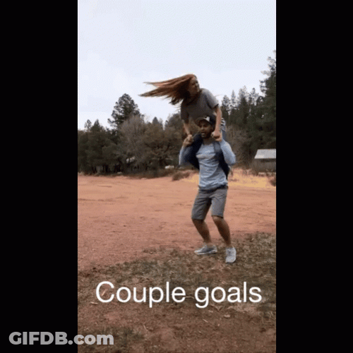 Couple Goals Funny Turning Around GIF