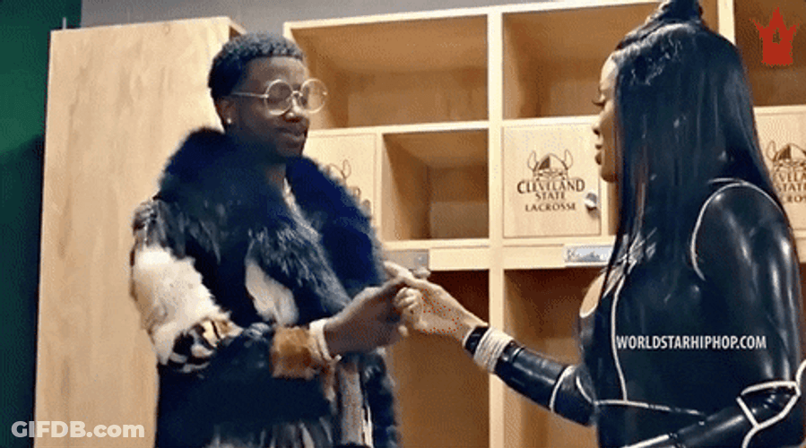Couple Goals Gucci Mane Hand Shake GIF
