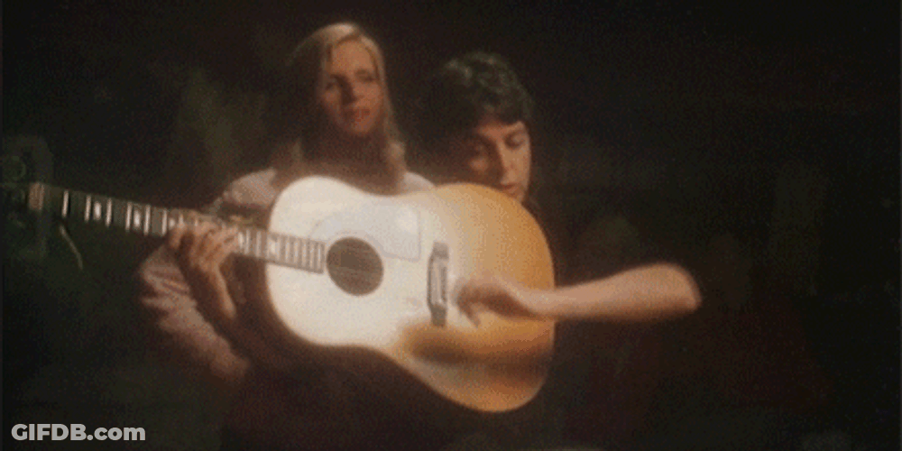 Couple Goals Playing Guitar GIF