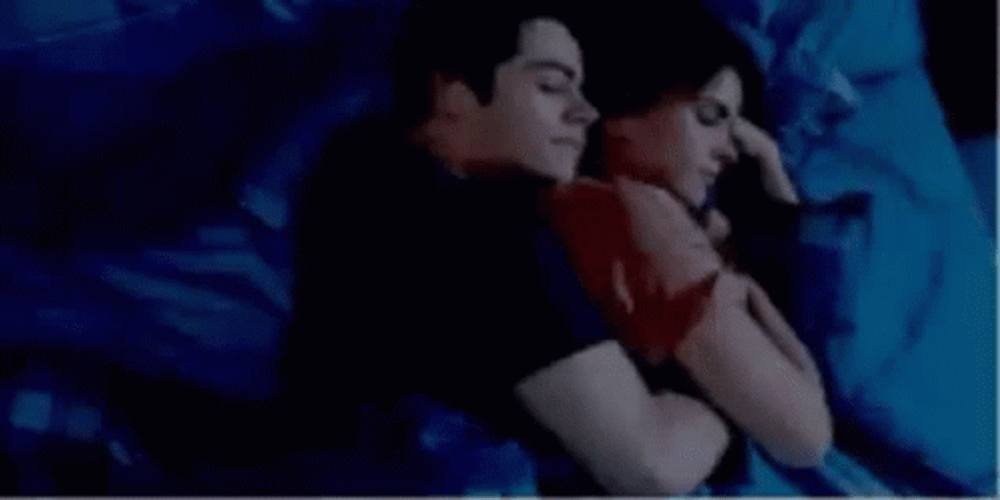 Couple Good Night Hug GIF
