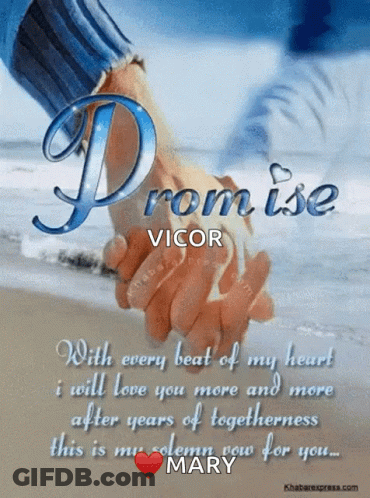Couple Holding Hands Promise Vicor GIF