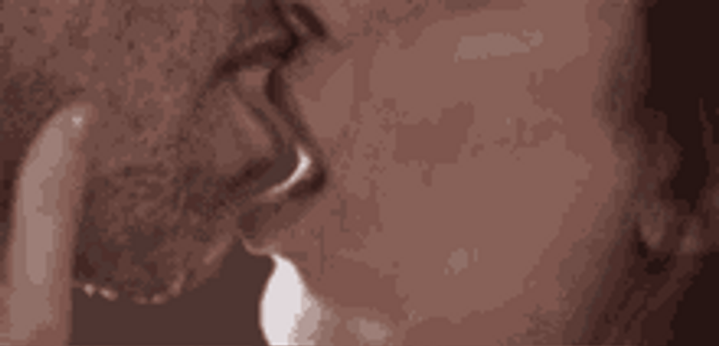 Couple Hot Kiss Lip Sucking GIF