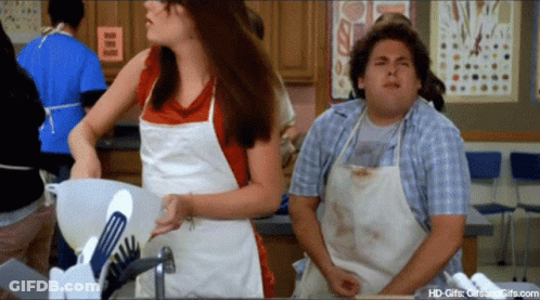 Couple In Kitchen With Make Your Own Sushi GIF