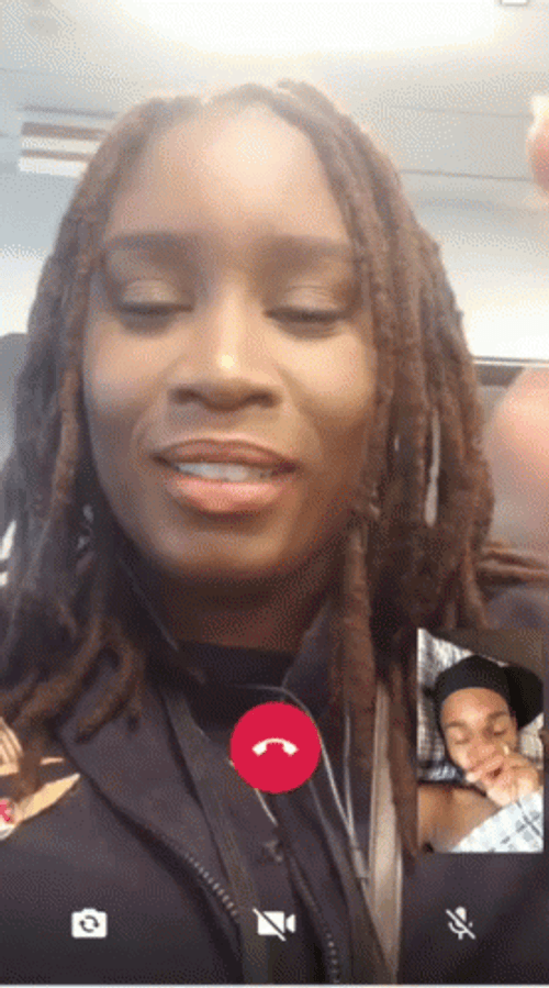 Couple In Video Call GIF