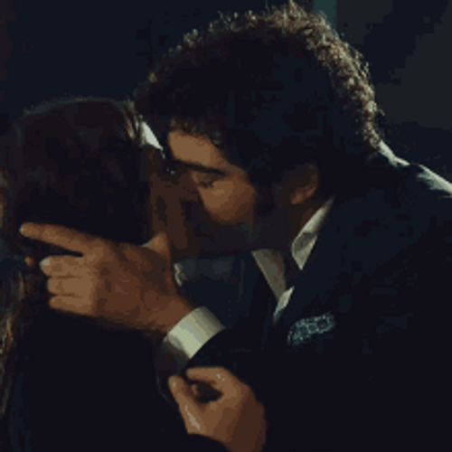 Couple Intimacy At Night GIF
