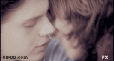 Couple Kissing With FX GIF