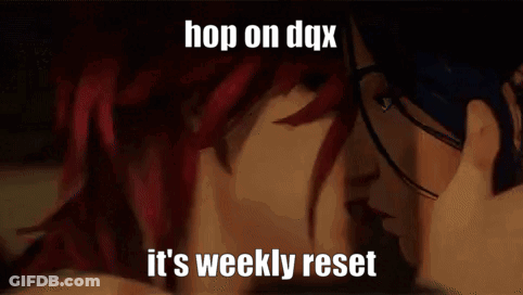 Couple Kissing With Hop On Dax It's Weekly Reset GIF