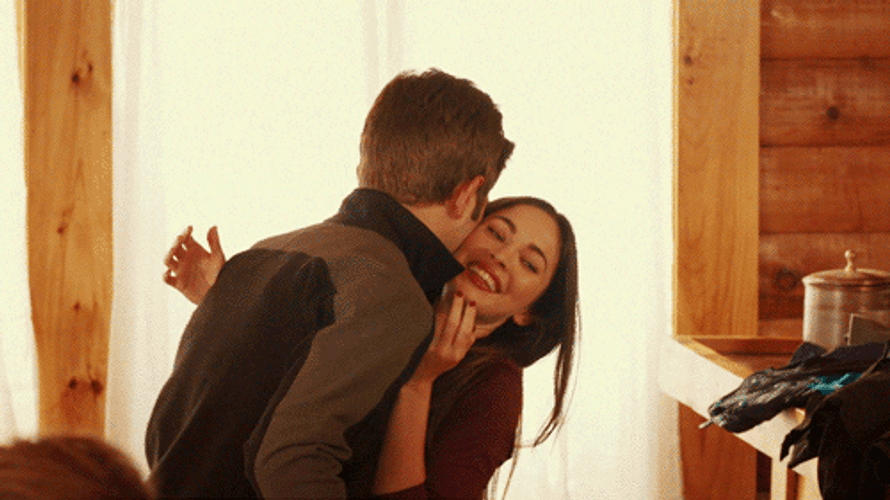 Couple Love Whisper Laughing GIF