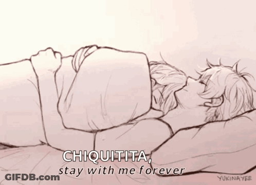 Couple Lying On Bed Stay With Me Forever GIF