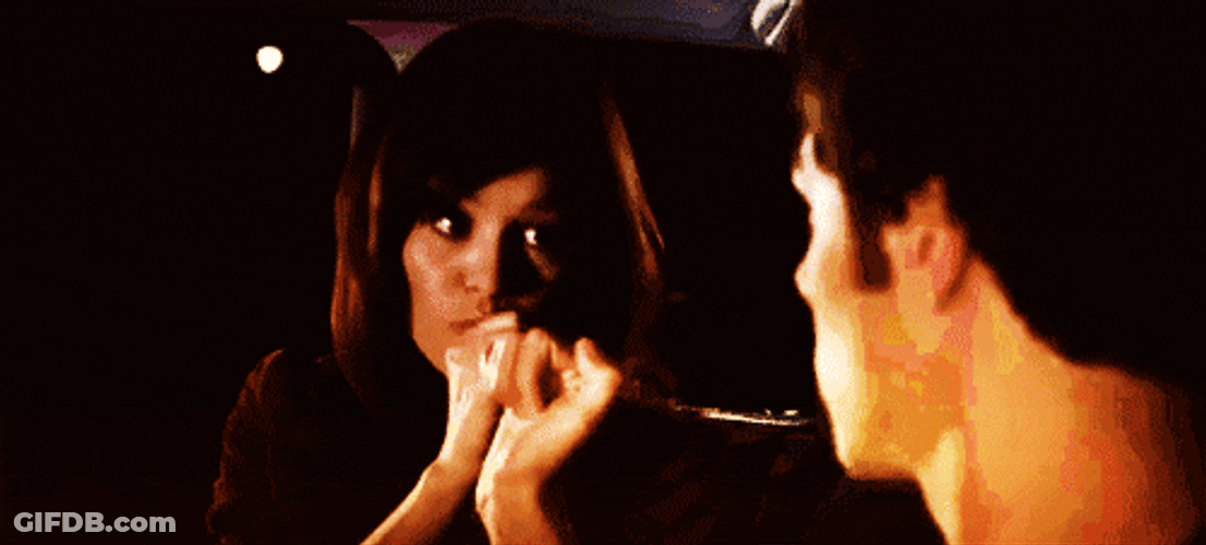 Couple Making Pinky Promise GIF