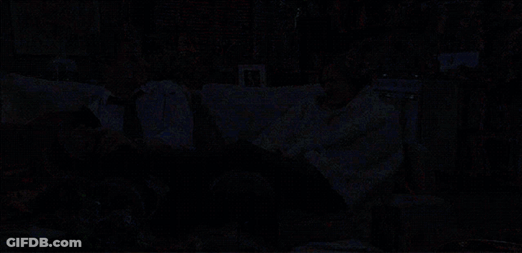 Couple On The Couch Foot Massage GIF