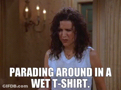 Couple Parading Around In A Wet Tshirt GIF