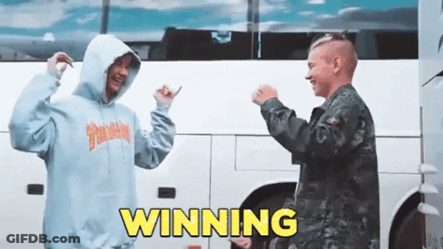 Couple Playing Rock Paper Scissors Woman Won GIF