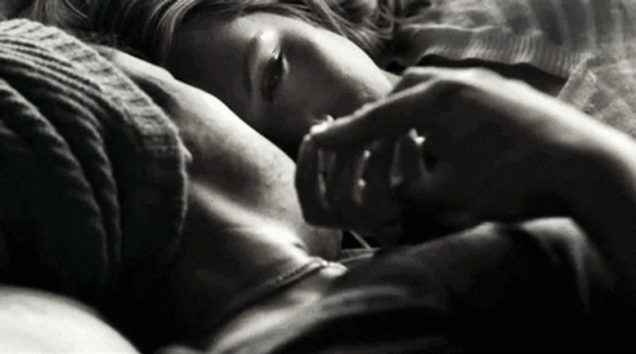 Couple Relationship Holding Hands Bed GIF