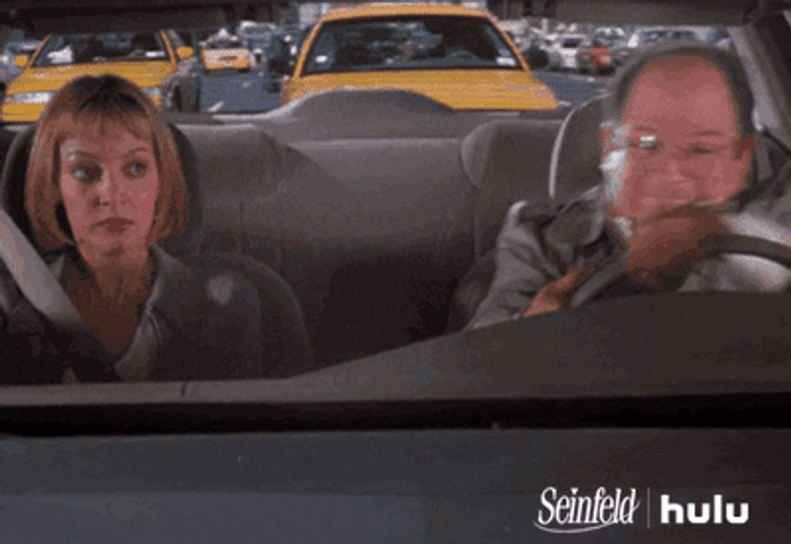 Couple Road Trip Driving Crazy GIF