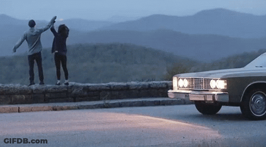 Couple Road Trip Travel GIF