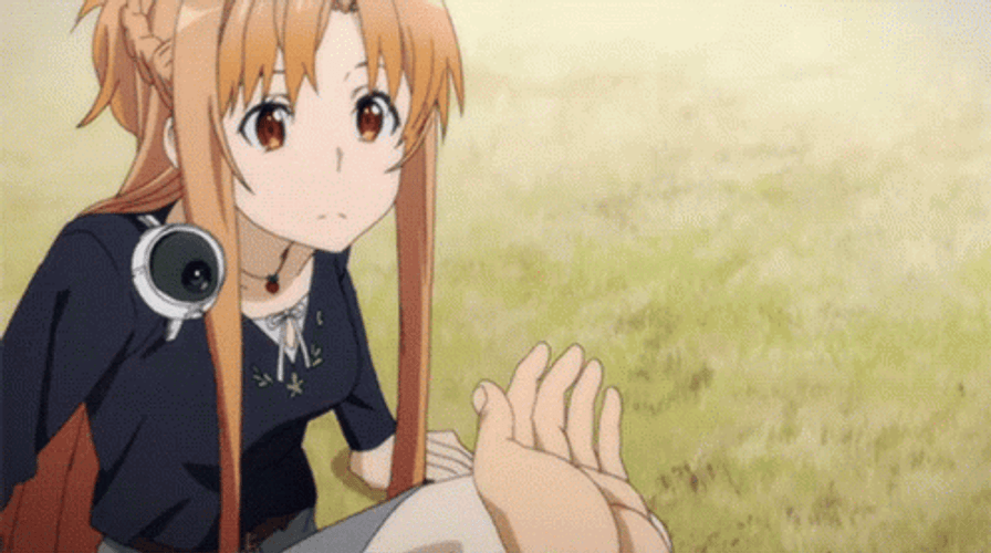 Couple Running Kirito And Asuna GIF