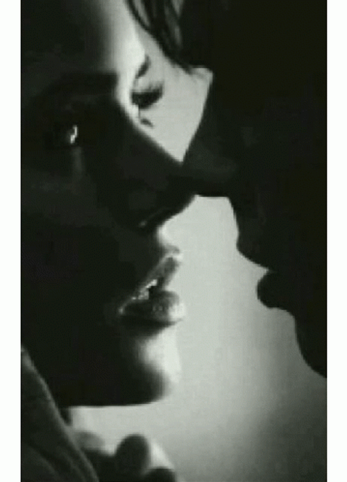 Couple Sensual Kissing Black And White Pictures GIF