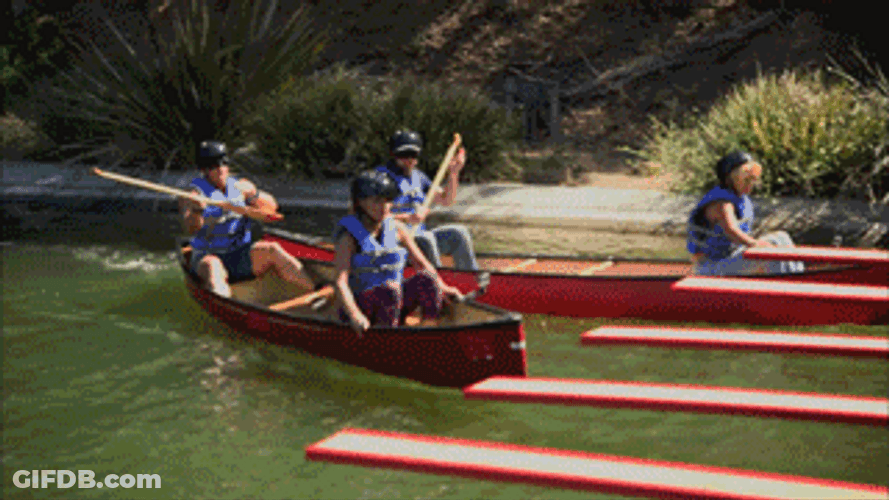 Couple Sink Boat Funny Marriage GIF
